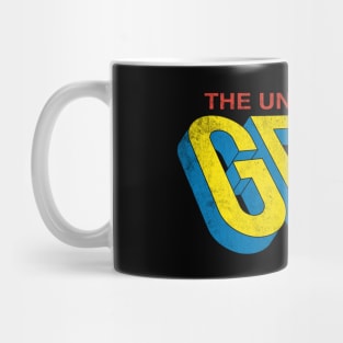 The Uncaring Gen-X - Vintage Distressed Superhero - Comic Book Graphic Logo Mug